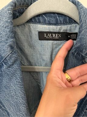 Lauren Ralph Lauren black label  Light Wash Denim Jacket